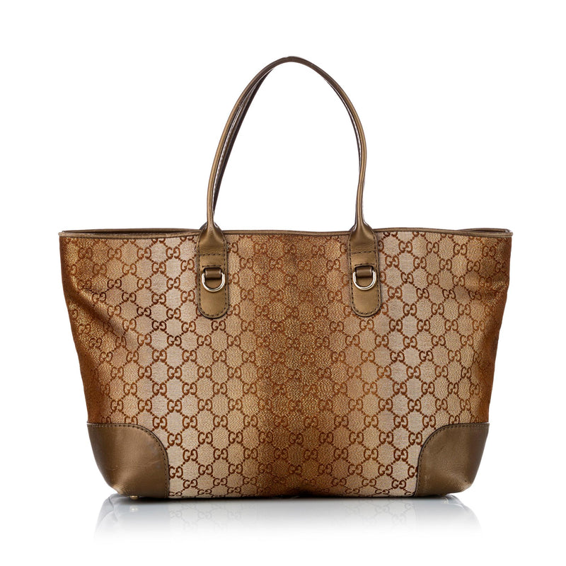 Gucci GG Lurex Heart Bit Tote Bag (SHG-30011)