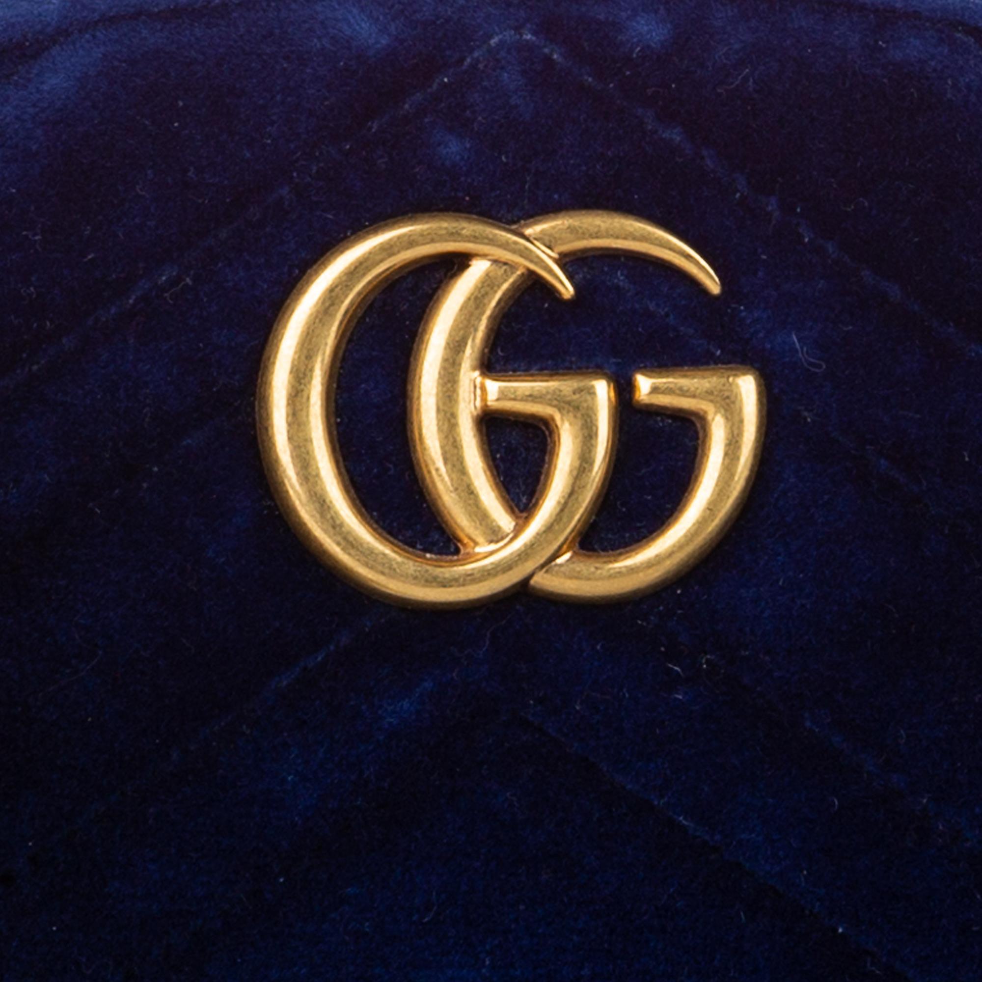 Gucci GG Marmont Velvet Belt Bag (SHG-34495)