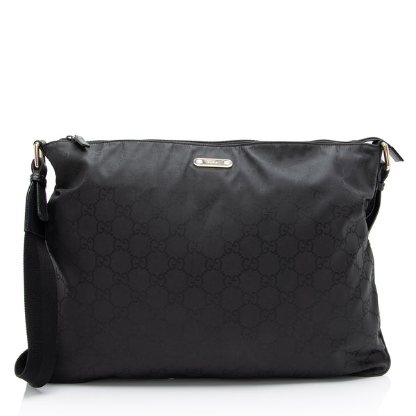 Gucci GG Nylon Large Messenger Bag (SHF-kF37Kx)