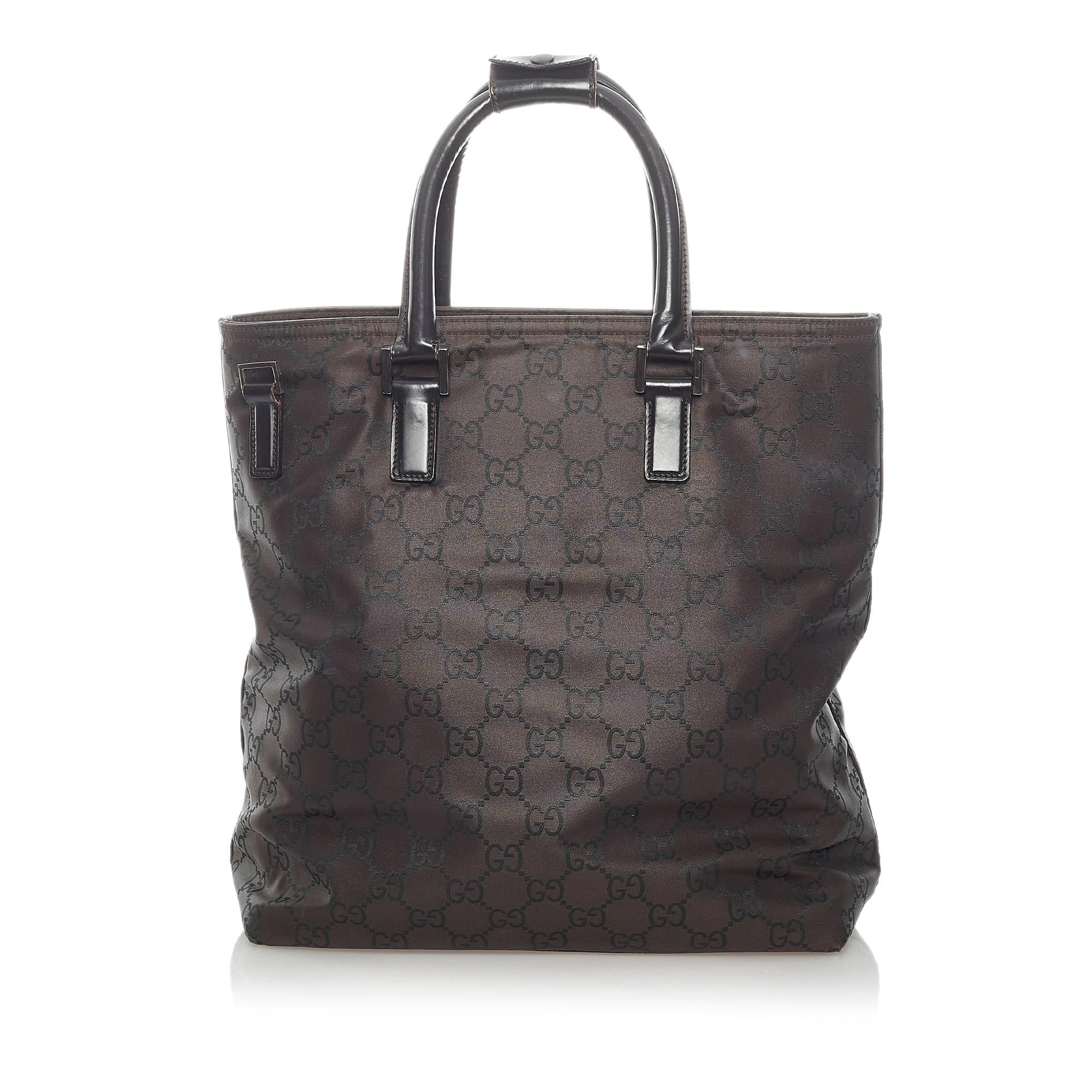 Gucci GG Nylon Satchel (SHG-32203)