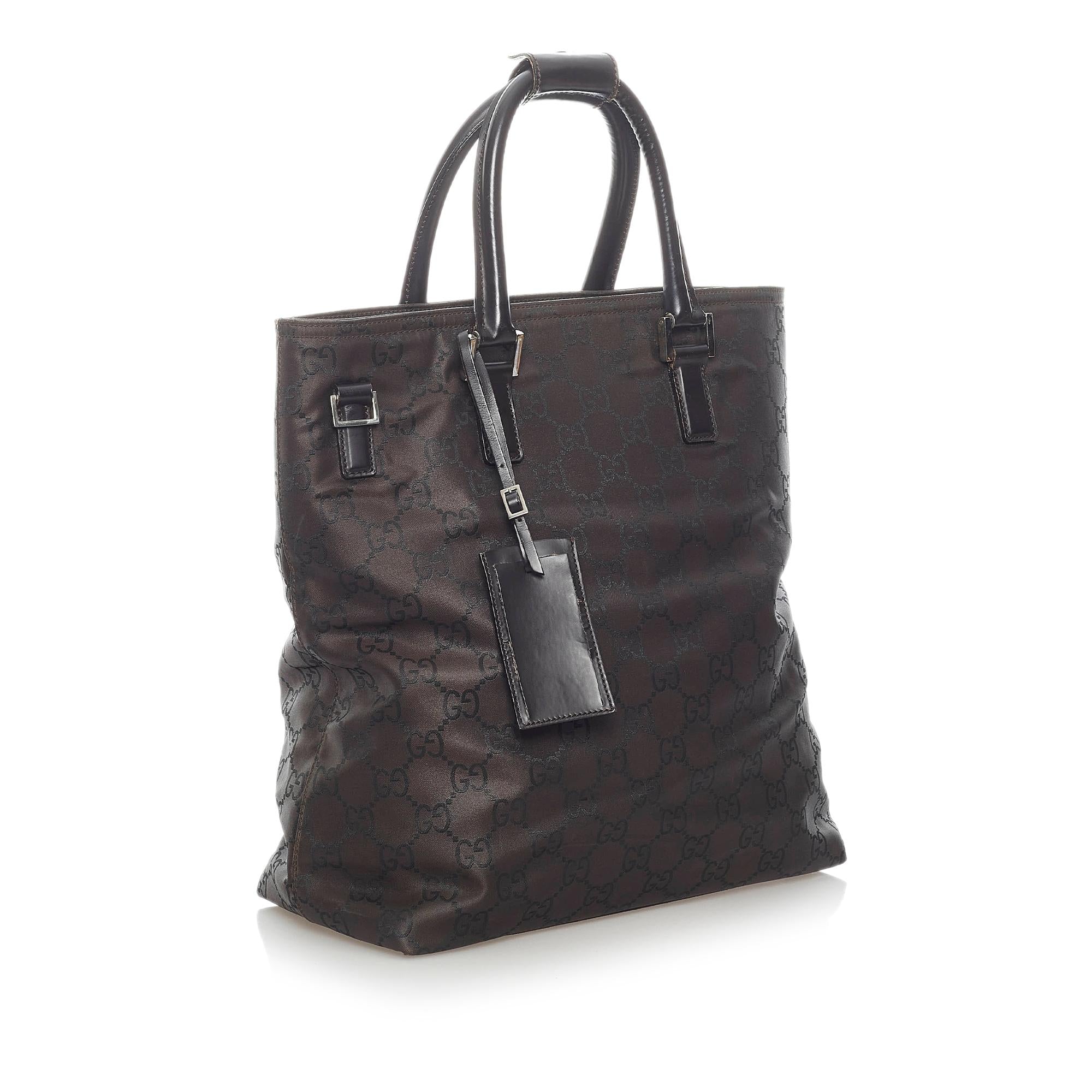 Gucci GG Nylon Satchel (SHG-32203)