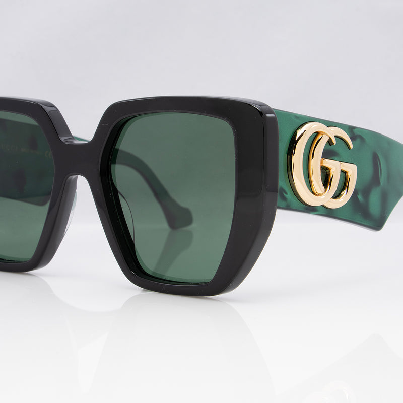 Gucci GG Oversize Rectangular Sunglasses (SHF-23208)