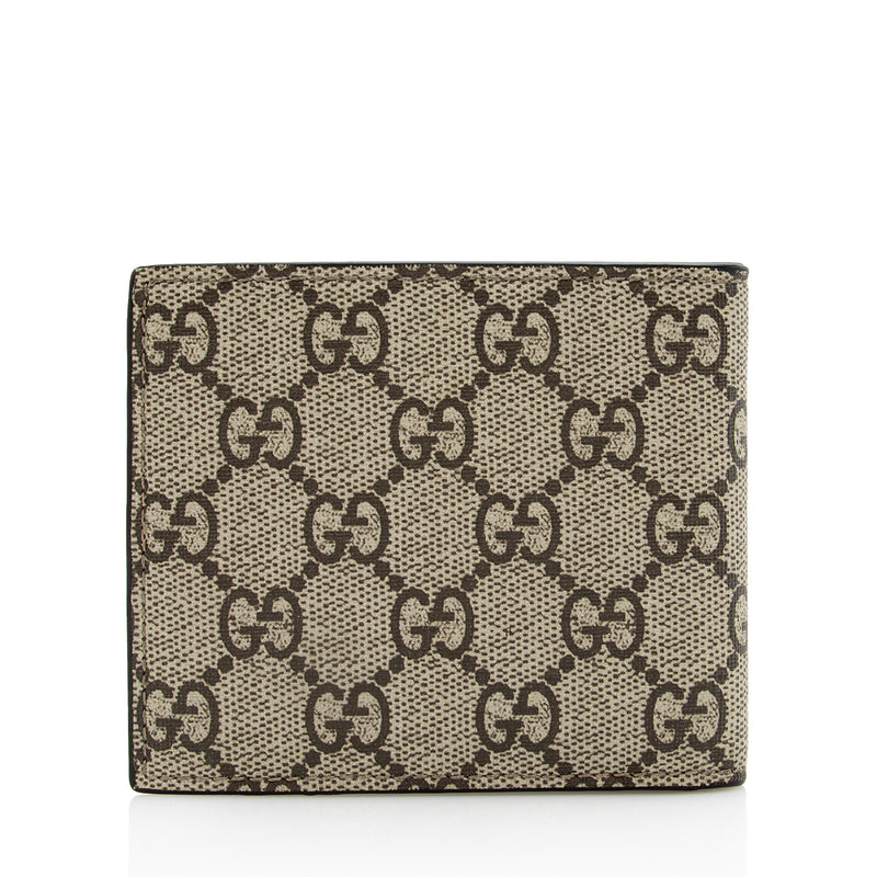Gucci GG Supreme Bee Bi-Fold Wallet (SHF-22957)