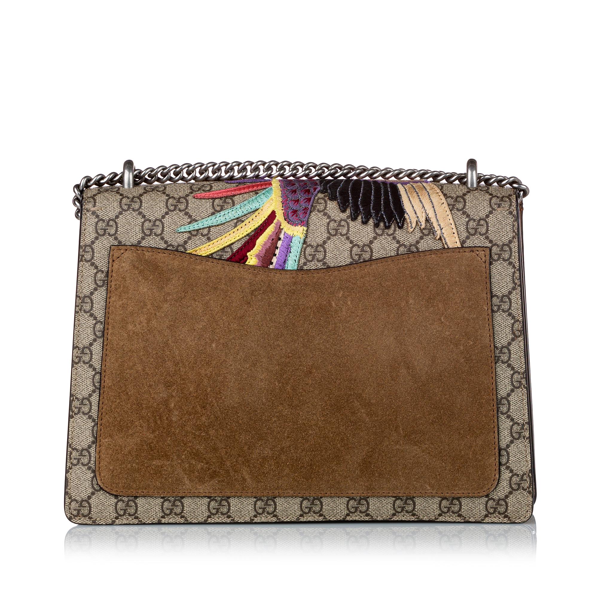 Gucci GG Supreme Bird Dionysus Shoulder Bag (SHG-29624)