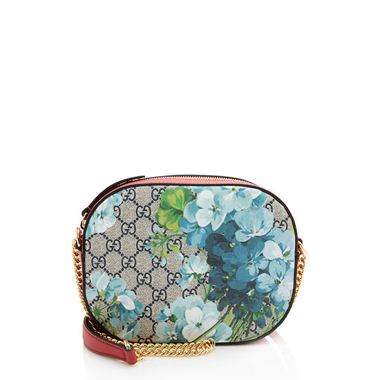 Gucci GG Supreme Blooms Mini Chain Bag (SHF-23399)