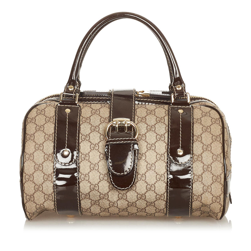 Gucci GG Supreme Boston Bag (SHG-24866) – LuxeDH