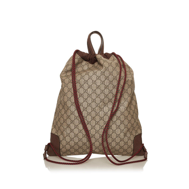 Gucci GG Supreme Backpack (SHG-vLgXGr) – LuxeDH