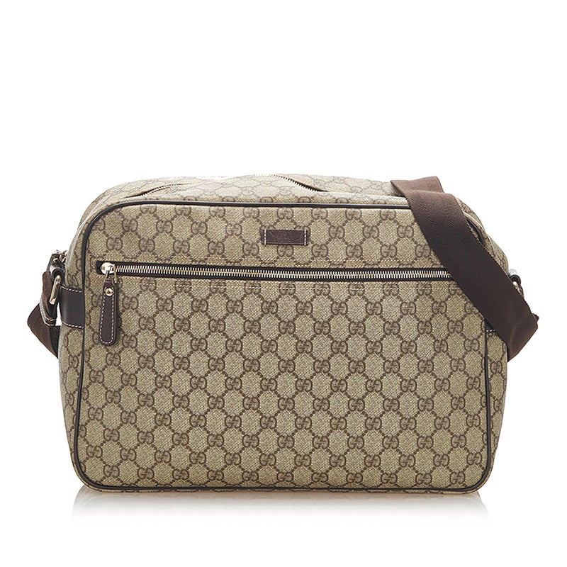Gucci GG Supreme Crossbody Bag (SHG-22340)