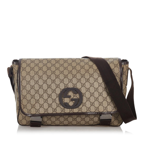 Gucci GG Supreme Crossbody Bag (SHG-26725)