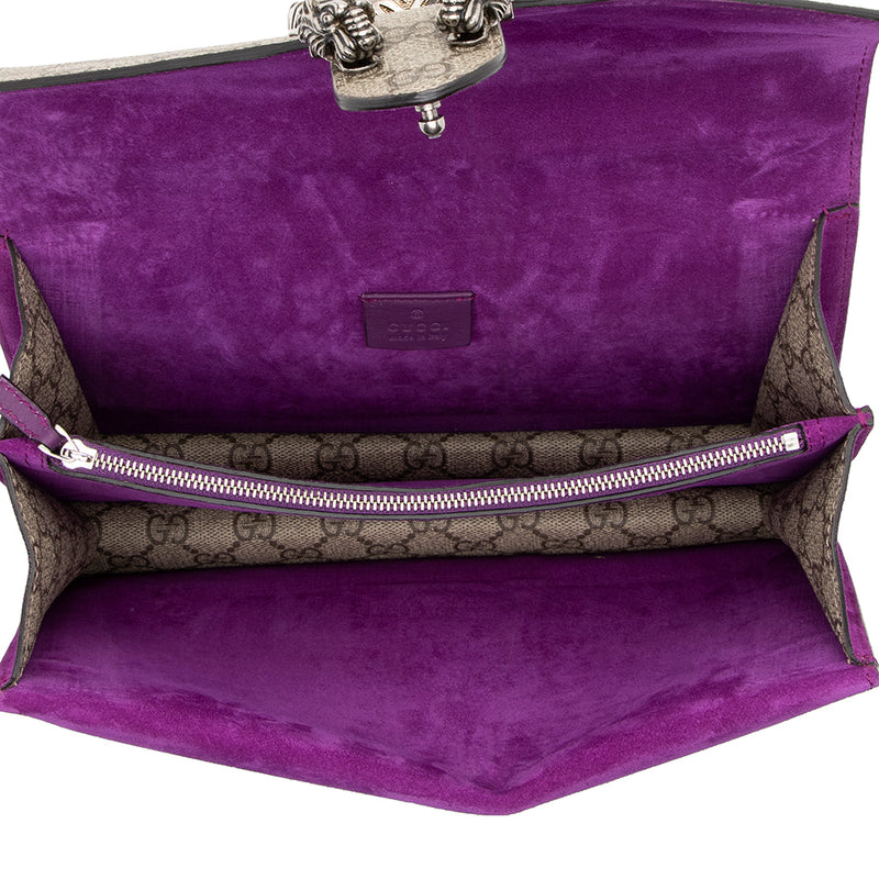 Gucci GG Supreme Dionysus Small Shoulder Bag (SHF-CAAf7C) – LuxeDH