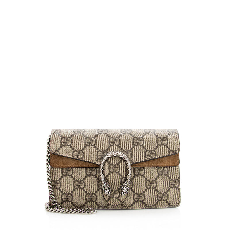 Gucci GG Supreme Dionysus Super Mini Bag (SHF-TSRLWP) – LuxeDH