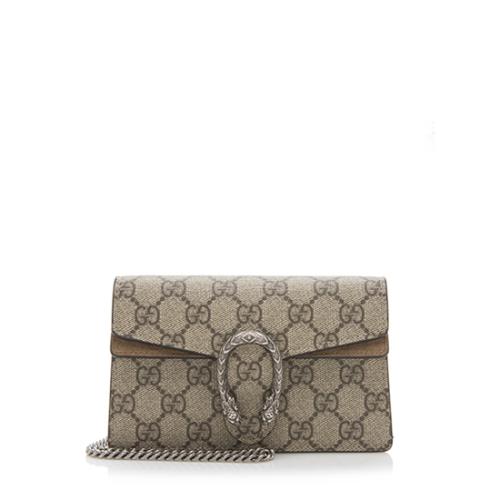 Gucci GG Supreme Dionysus Super Mini Bag (SHF-dkDI65)