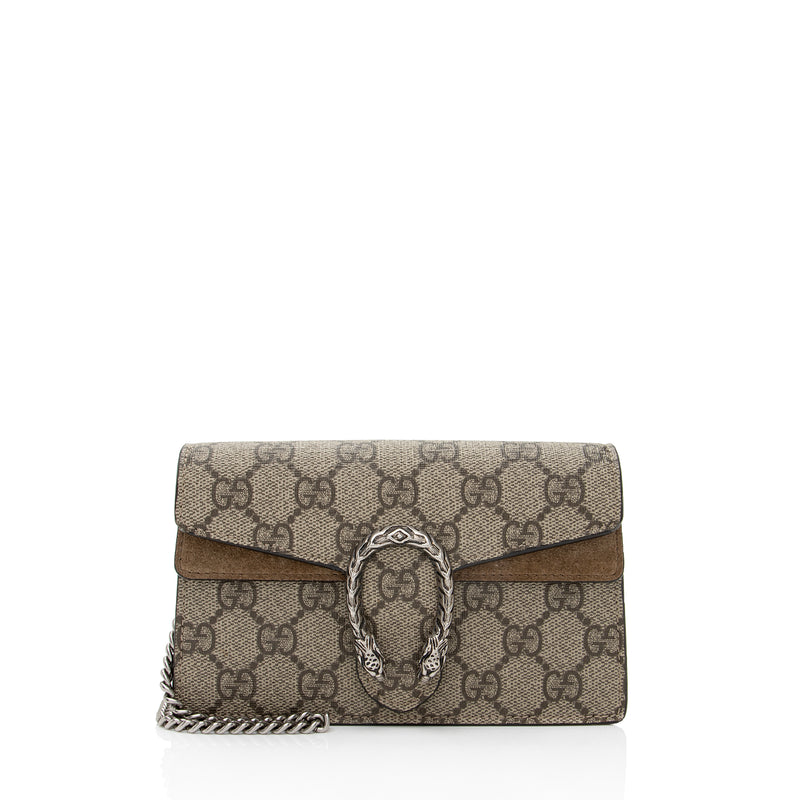 Gucci GG Supreme Dionysus Super Mini Bag (SHF-iSLHuH) – LuxeDH