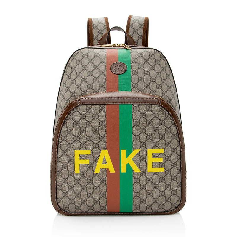 Gucci GG Supreme Fake/Not Medium Day Backpack (SHF-22255) – LuxeDH