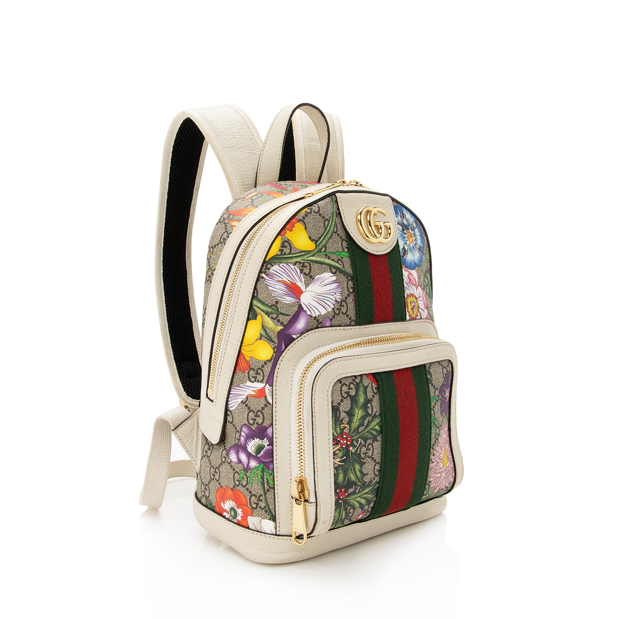 Gucci GG Supreme Flora Ophidia Small Backpack (SHF-22698)