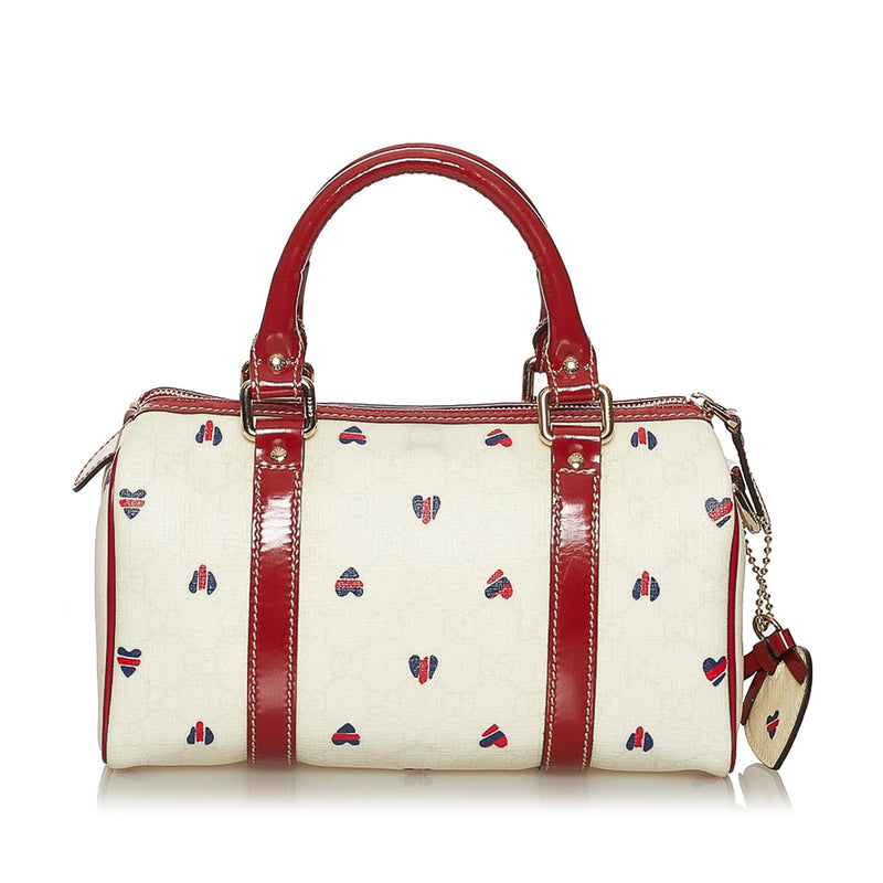 Gucci GG Supreme Hearts Small Joy Boston Bag (SHG-28628) – LuxeDH