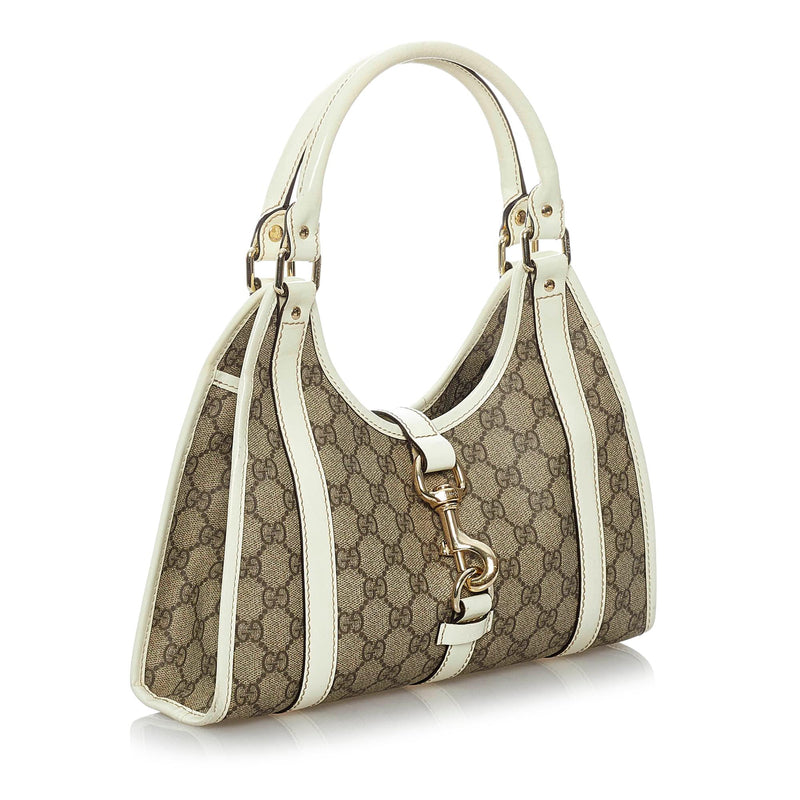 Donation Stand up instead balanced Gucci GG Supreme Jackie O Shoulder Bag (SHG-29773) – LuxeDH