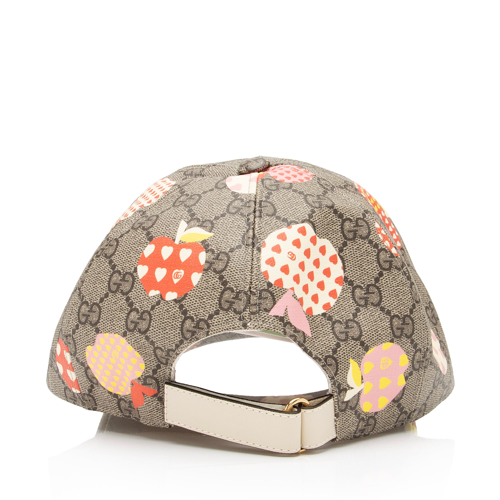 Gucci GG Supreme Les Pommes Baseball Hat - Size L (SHF-CNaUNa)