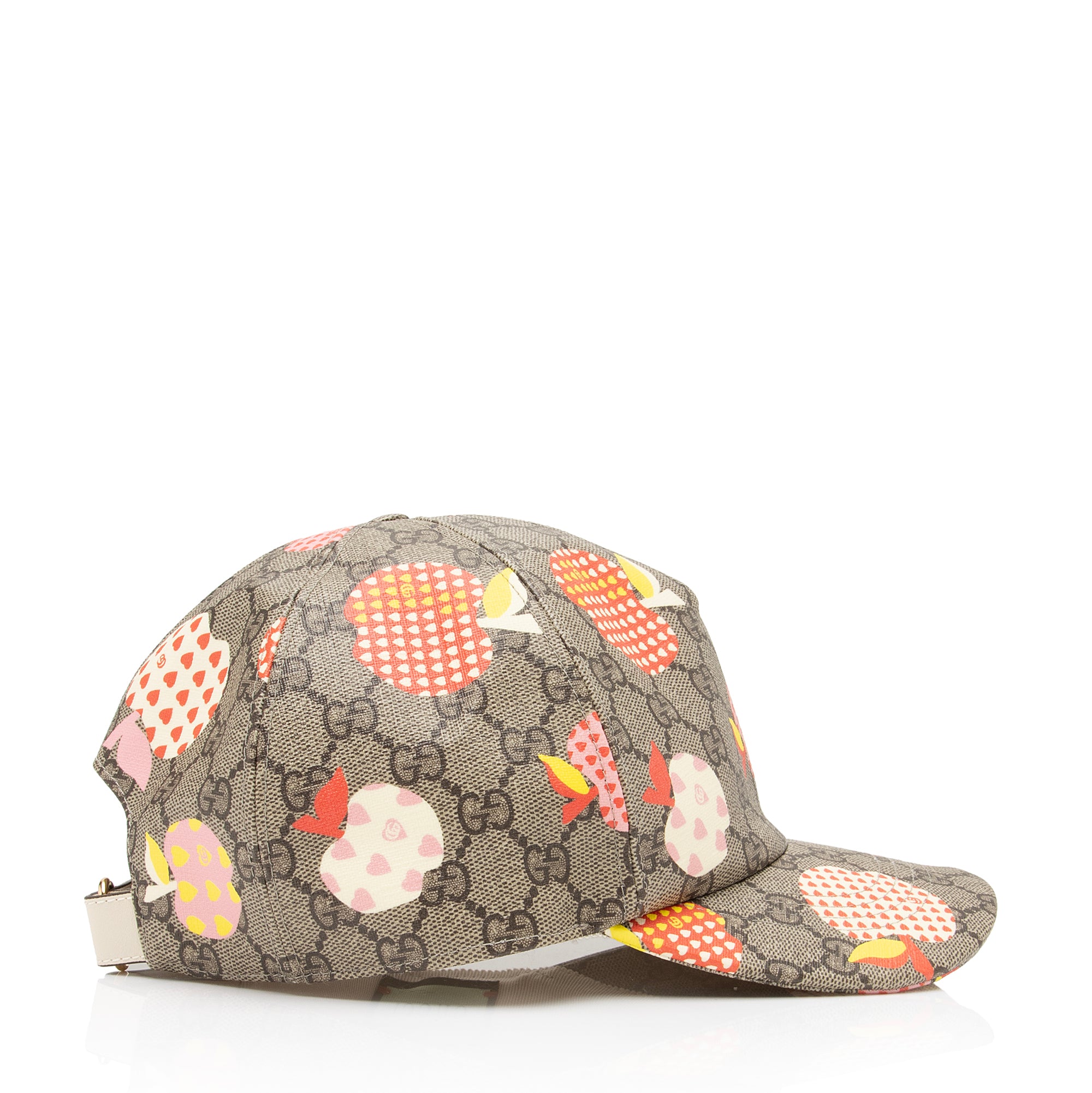 Gucci GG Supreme Les Pommes Baseball Hat - Size L (SHF-CNaUNa)