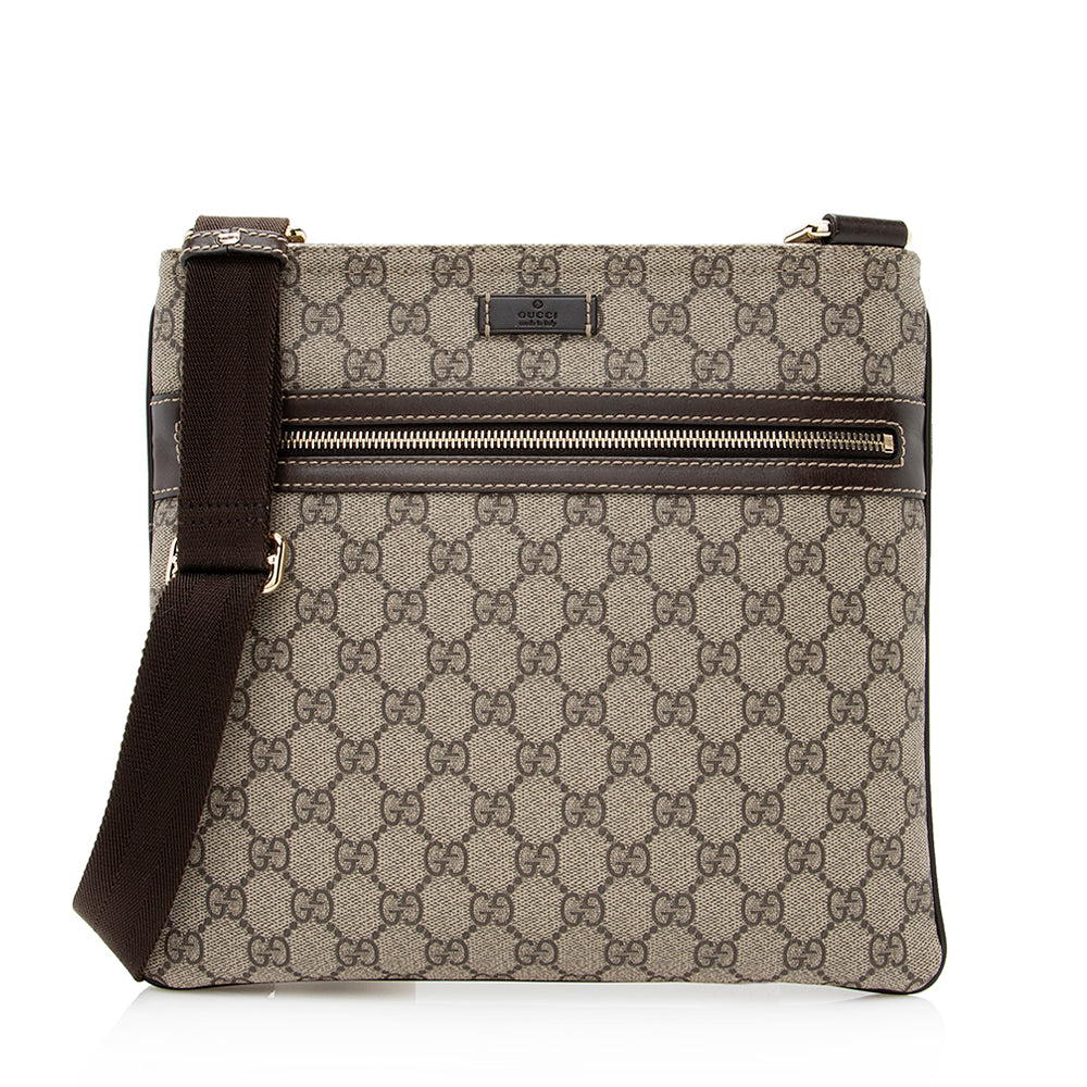 Gucci GG Supreme Web Messenger Bag (SHF-21187) – LuxeDH