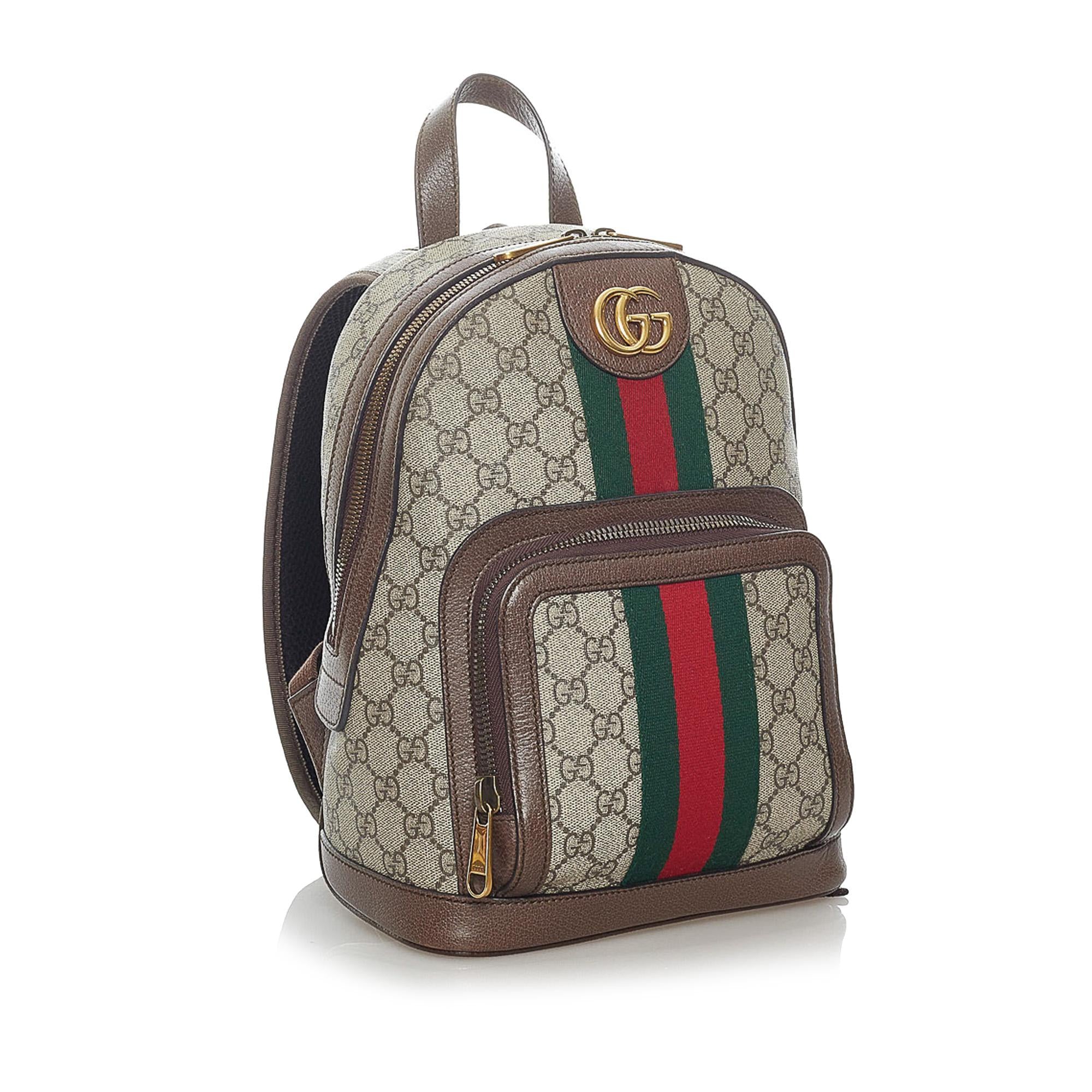 Gucci GG Supreme Ophidia Backpack (SHG-32324)
