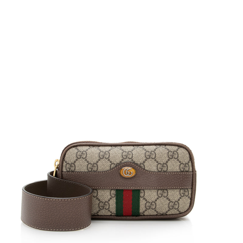 Gucci Women's Pre-Loved Belt Bag, GG Canvas, Brown, One Size