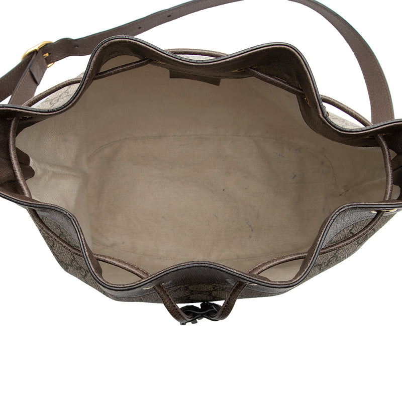Gucci GG Supreme Ophidia Bucket Bag (SHF-17902)