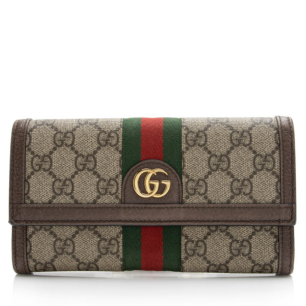 Gucci GG Supreme Ophidia Continental Wallet (SHF-23546)