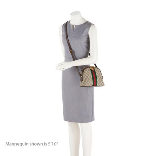 Gucci GG Supreme Ophidia Dome Small Shoulder Bag (SHF-18946)