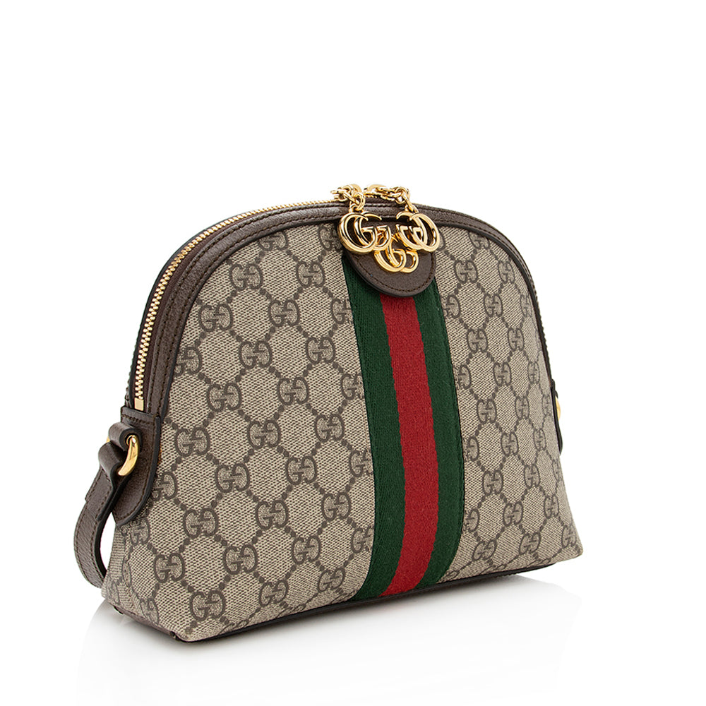 Gucci GG Supreme Ophidia Dome Small Shoulder Bag (SHF-19682)