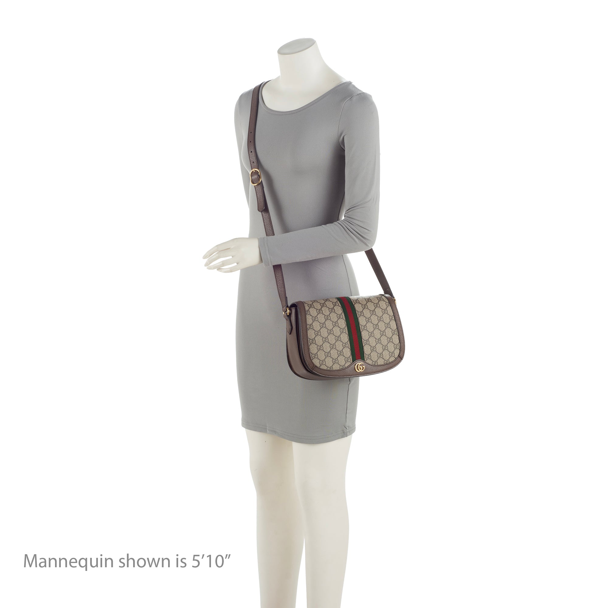 Gucci GG Supreme Ophidia Flap Messenger Bag (SHF-Z9ZgXY)