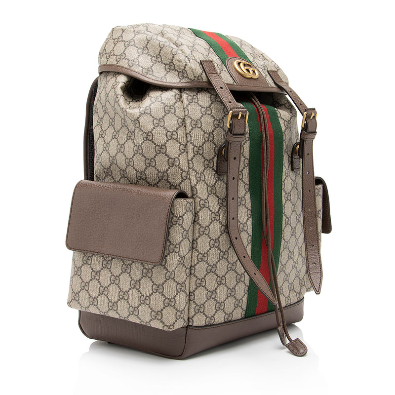 Gucci GG Supreme Ophidia Medium Backpack (SHF-23365)