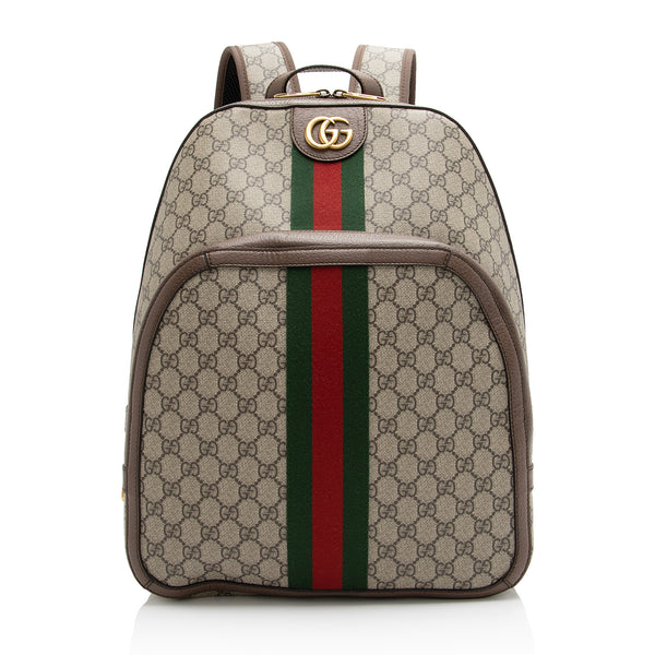 Gucci GG Supreme Ophidia Medium Backpack (SHF-MS84y9)
