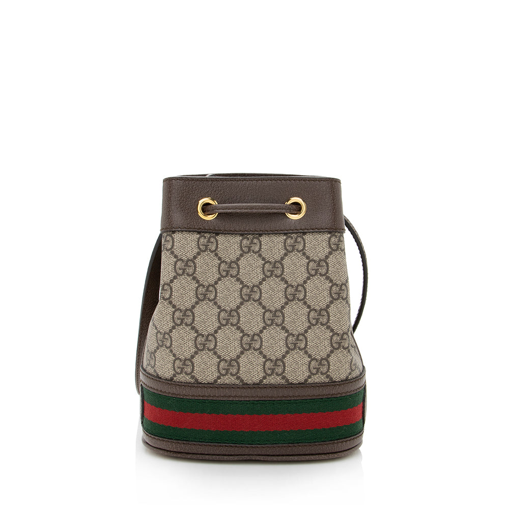 Gucci GG Supreme Ophidia Mini Bucket Bag (SHF-23888)