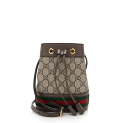 Gucci GG Supreme Ophidia Mini Bucket Bag (SHF-23888)
