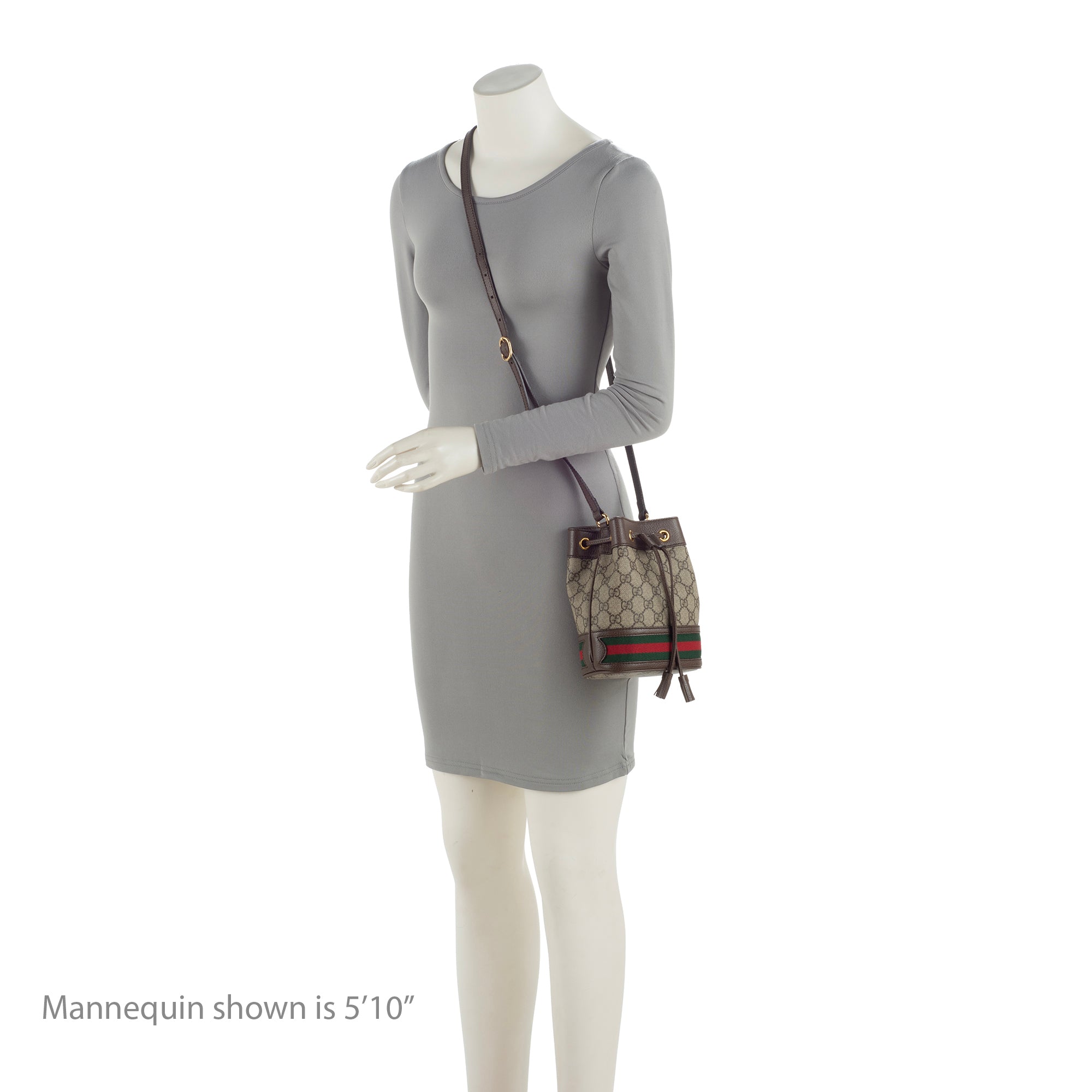 Gucci GG Supreme Ophidia Mini Bucket Bag (SHF-23888)