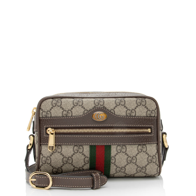 Gucci GG Supreme Ophidia Mini Shoulder Bag (SHF-8mp9g2) – LuxeDH