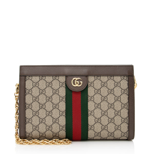 Gucci GG Supreme Ophidia Small Chain Shoulder Bag (SHF-22577)