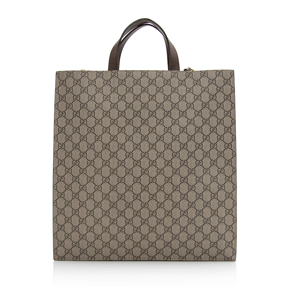 Gucci GG Supreme North South Soft Courrier Tote (SHF-22082)