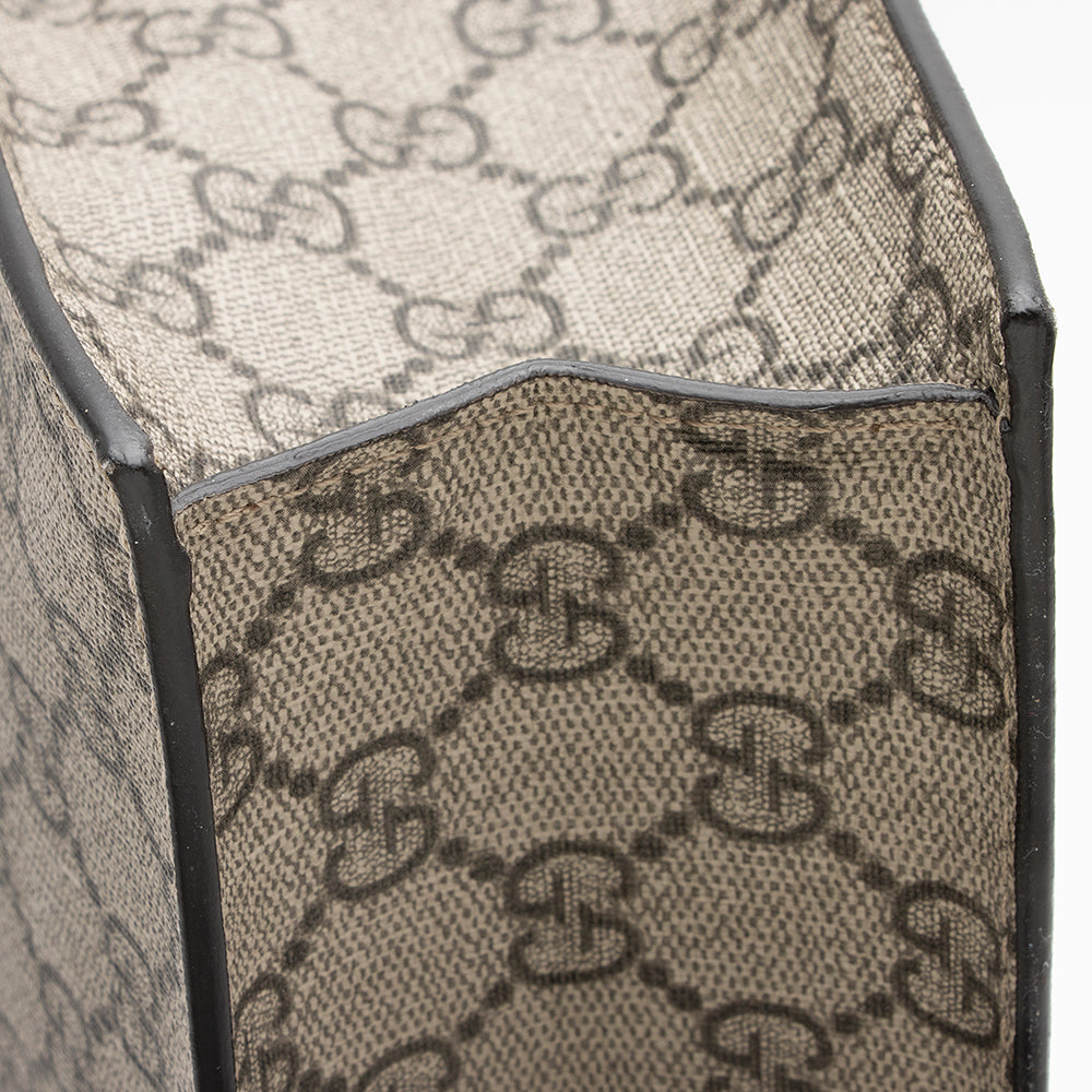 Gucci GG Supreme North South Soft Courrier Tote (SHF-22082)