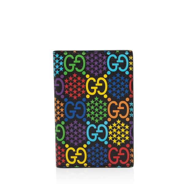 Gucci GG Supreme Psychedelic Passport Cover (SHF-v2I9tj)