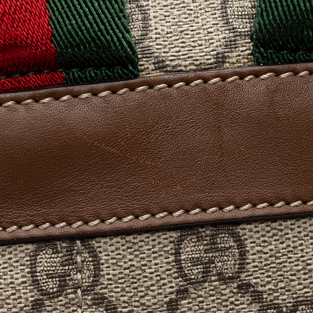 Gucci GG Supreme Souvenir Garden Bee Flower Backpack (SHF-21666)