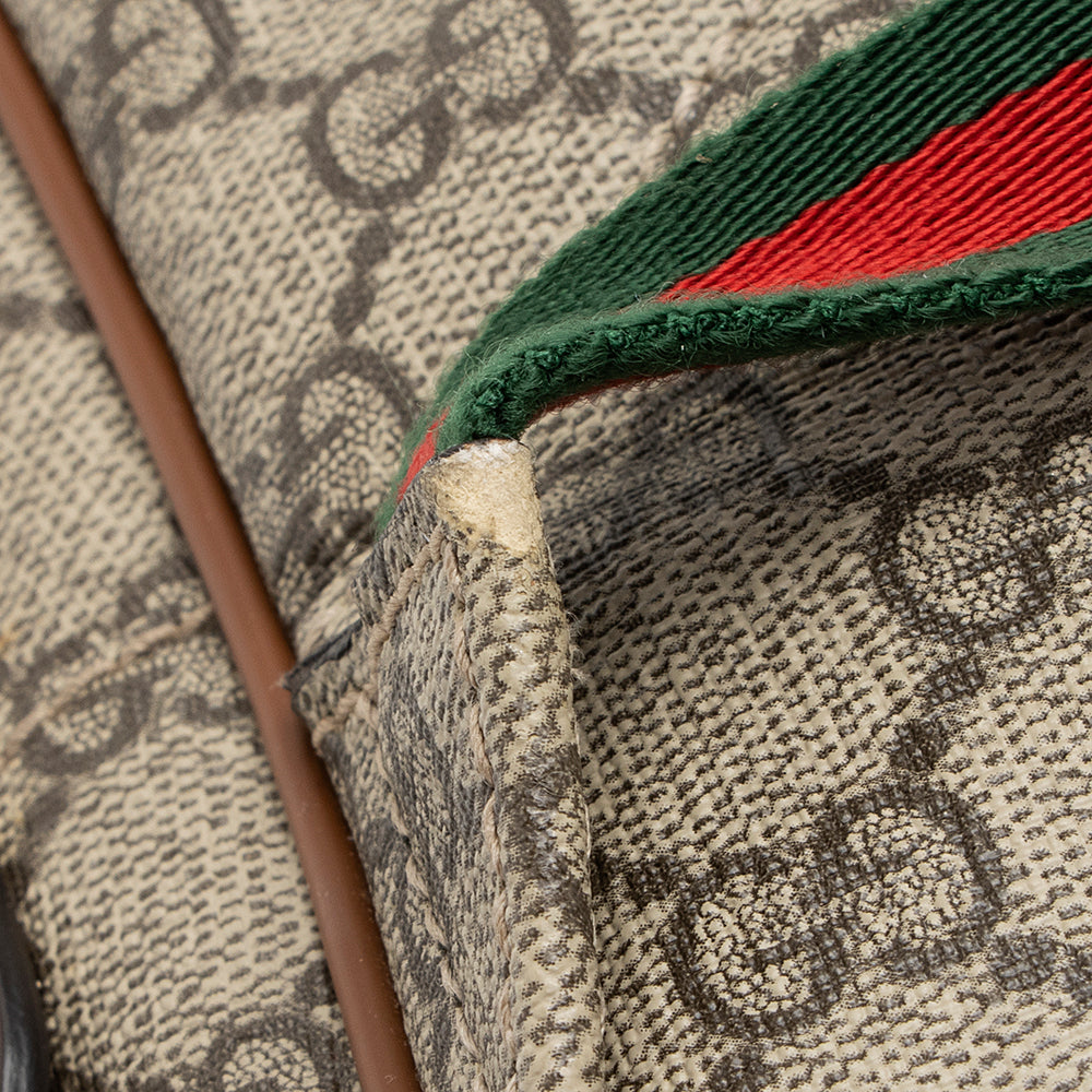 Gucci GG Supreme Souvenir Garden Bee Flower Backpack (SHF-21666)