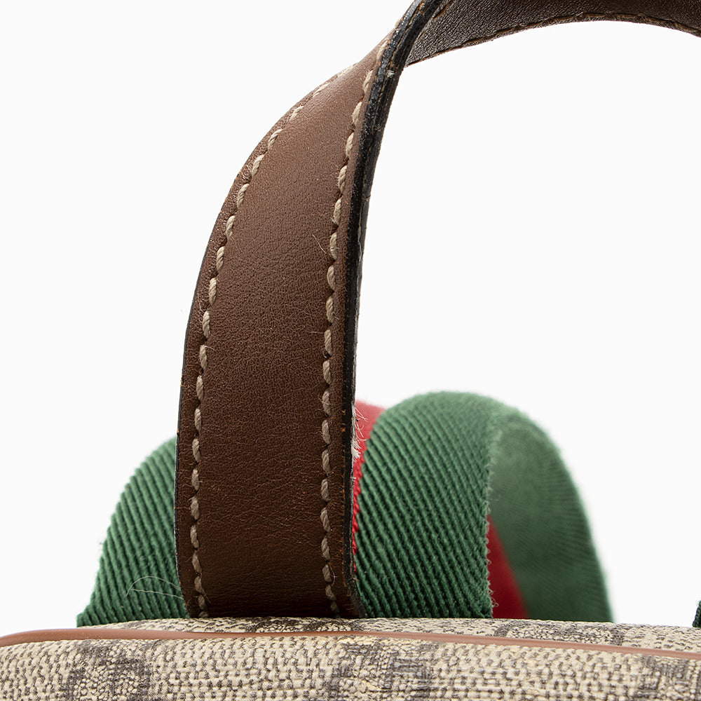 Gucci GG Supreme Souvenir Garden Bee Flower Backpack (SHF-21666)