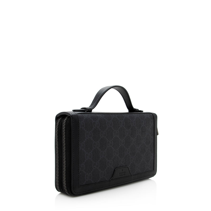 Gucci GG Supreme Travel Document Case (SHF21065) LuxeDH