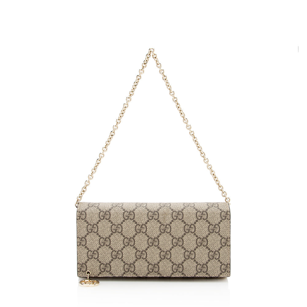 Gucci GG Supreme Wallet on Chain Bag (SHF-19851)
