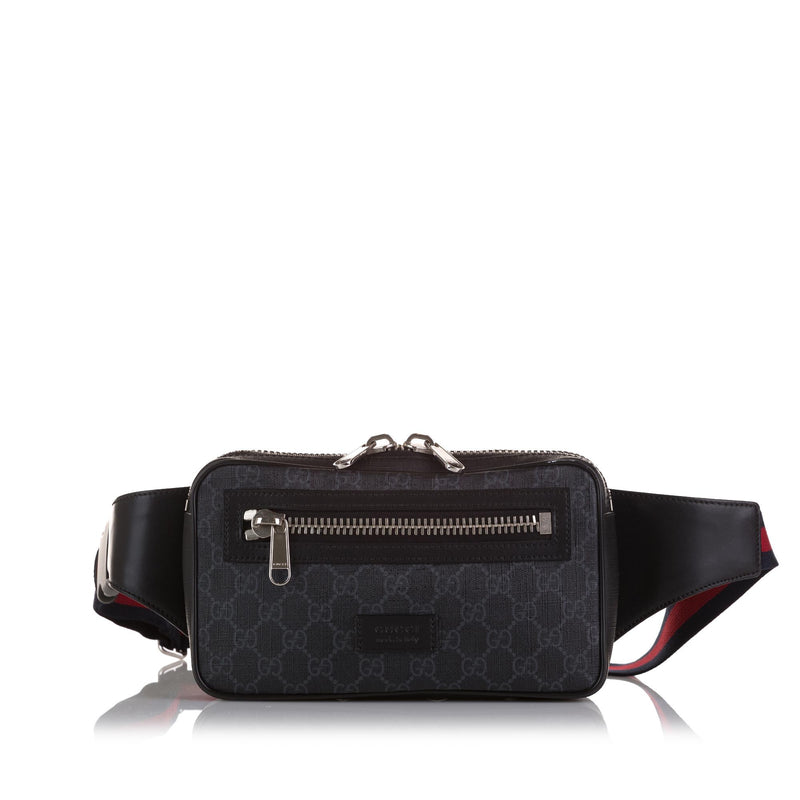Gucci GG Supreme Web Belt Bag (SHG-eg43OK) – LuxeDH