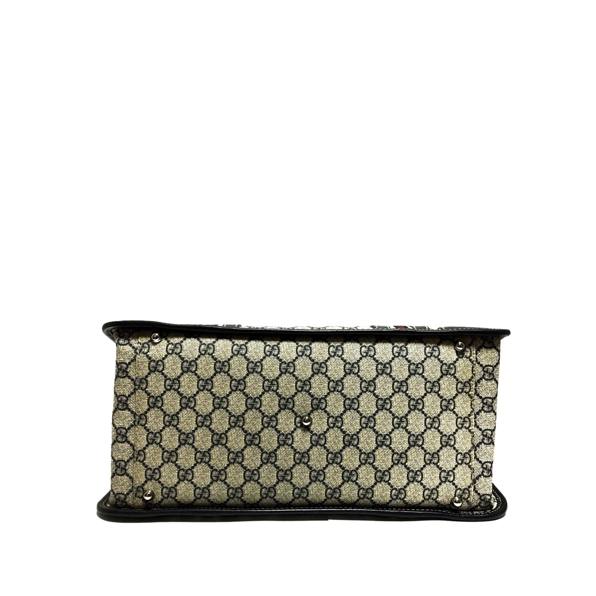 Gucci GG Supreme Web Tote Bag (SHG-32115)