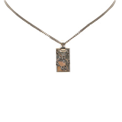 Gucci Ghost Tag Pendant Necklace (SHG-22427)
