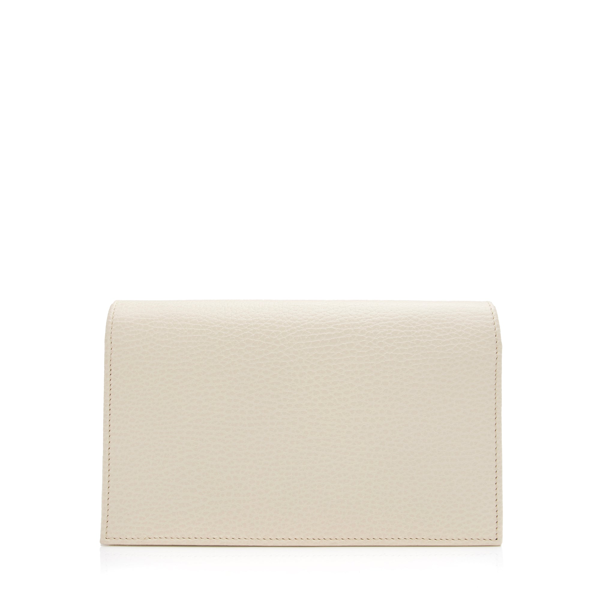Gucci Grained Calfskin Interlocking G Chain Wallet (SHF-2ZPmCK)
